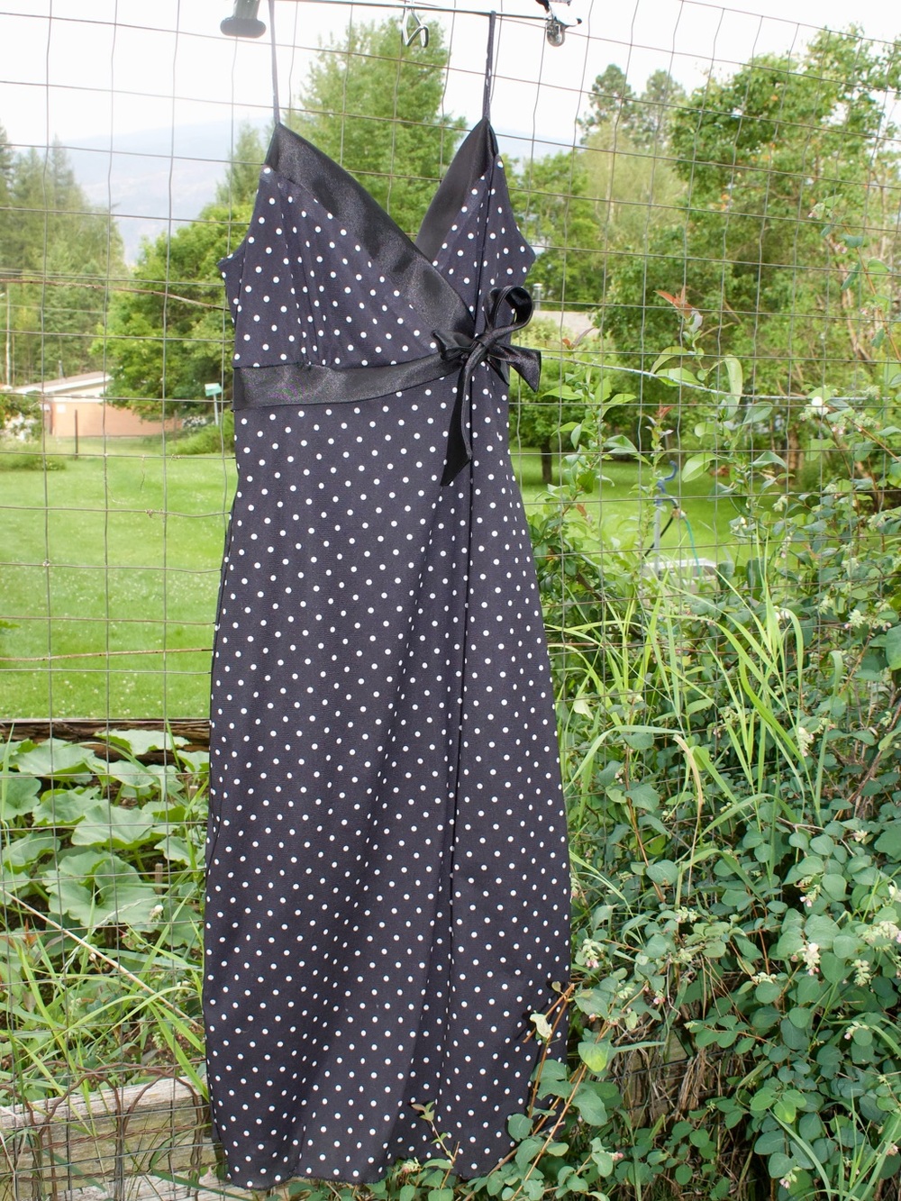 Capacino Y2K Polka Dot Dress